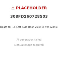 Ford Fiesta 09-14 Left Side Rear View Mirror Glass [Left] - XQ1