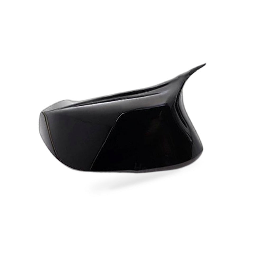 Side Mirror Cover Suitable for Infiniti Q50 Q60 Q70 Gloss Black Bullhorn Style - BD4