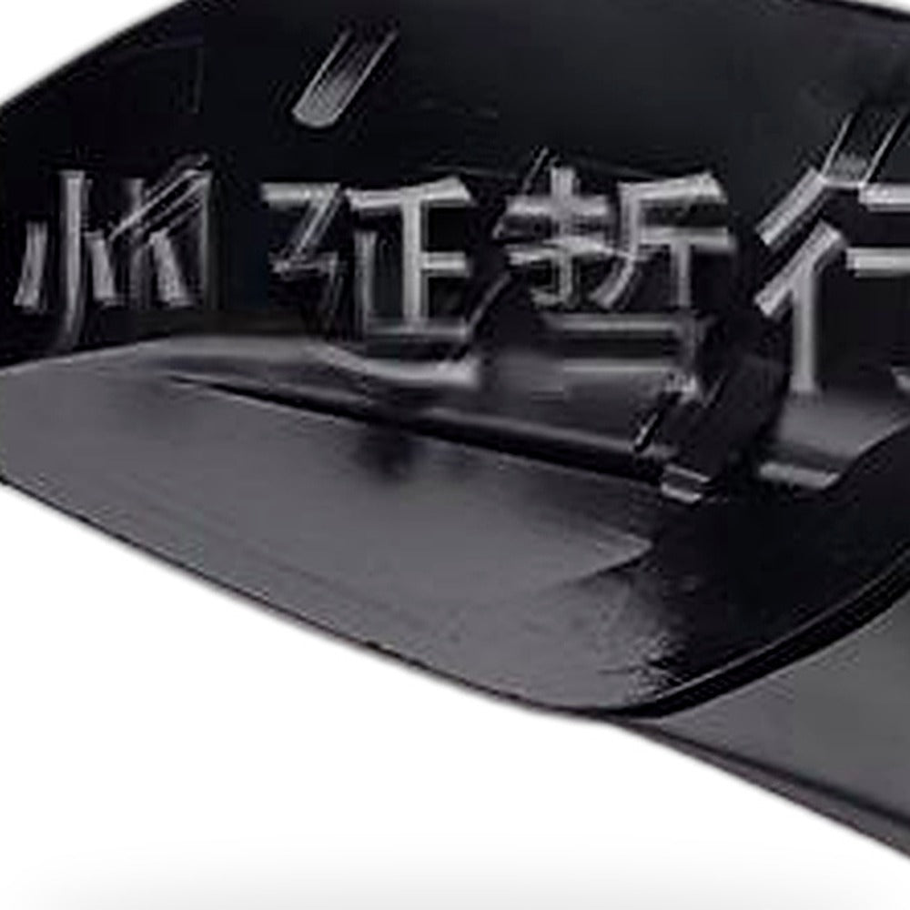 Side Mirror Cover Suitable for Infiniti Q50 Q60 Q70 Gloss Black Bullhorn Style - XQ1