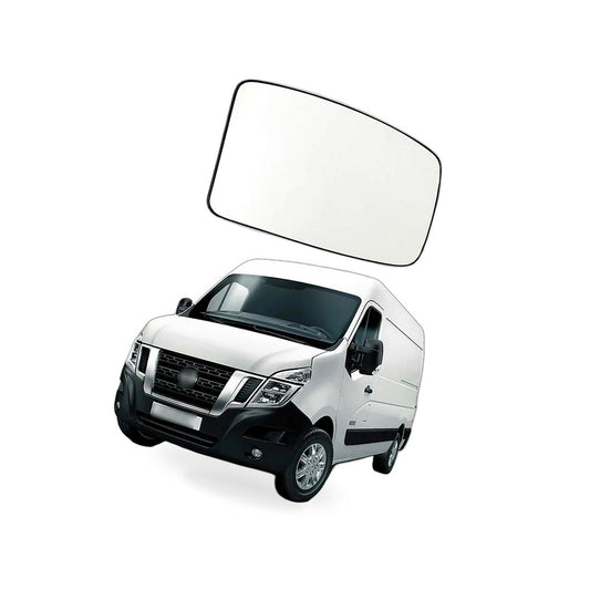 Mirror Glass Suitable for Nissan NV400 Renault Master Opel Movano Left Heated