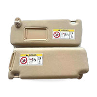 Sun Visor Vanity Mirror Suitable for Toyota Prado 2700 4000 LC120 Beige Right - ZT2