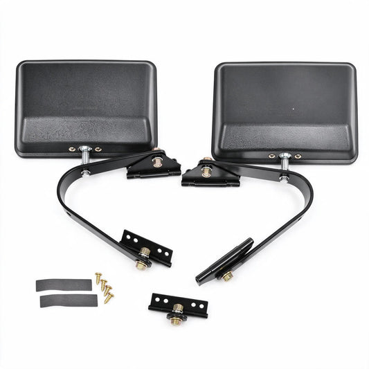 Door Mirror Head and Arm Set Texture Black LH RH Suitable for Universal Truck - ZT2
