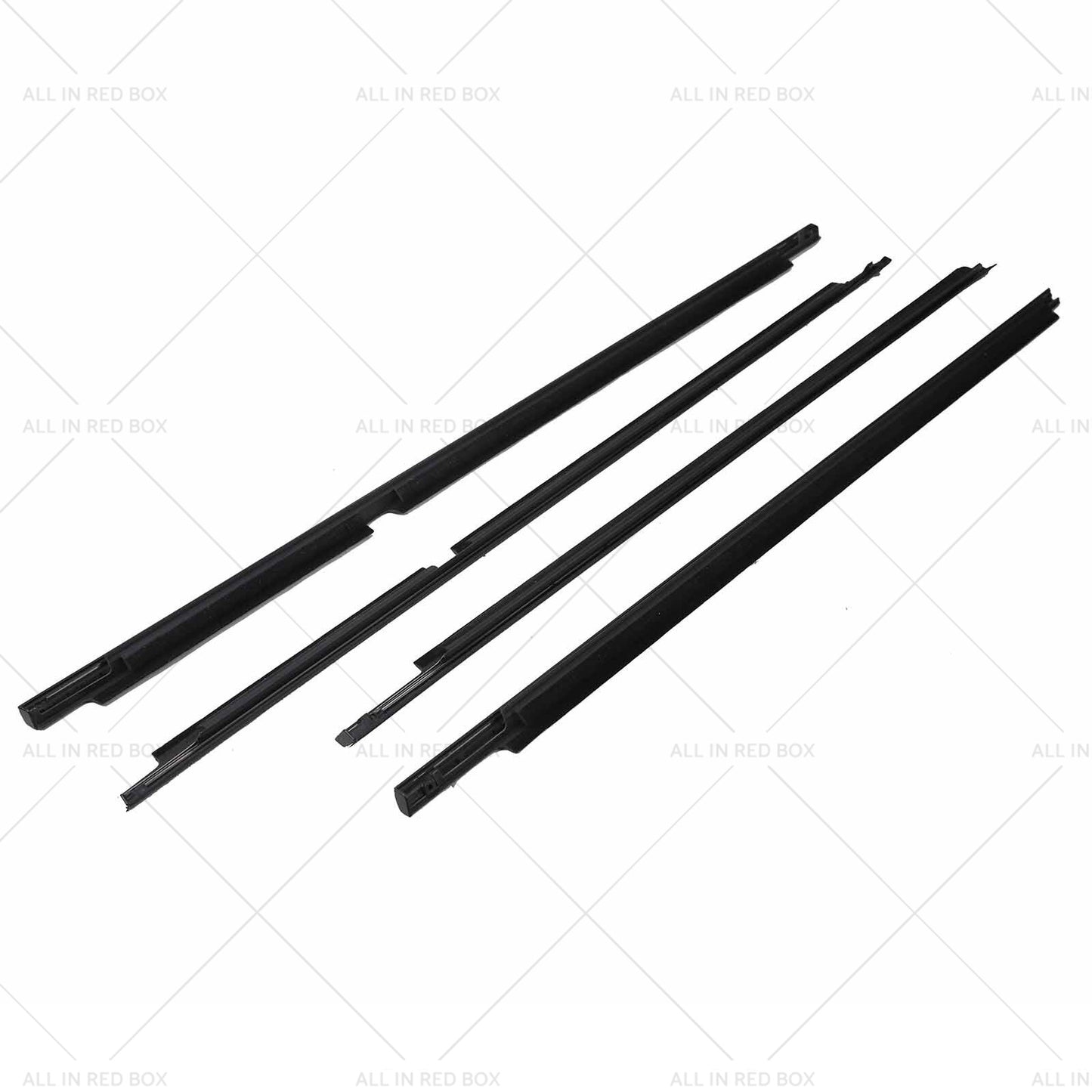 Black Weatherstrips Suitable For Toyota LandCruiser 100 105 Series Side Door 4pc