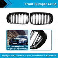 Front Bumper Kidney Grille Grill Suitable For BMW X3 X4 F25 F26 2014-2017