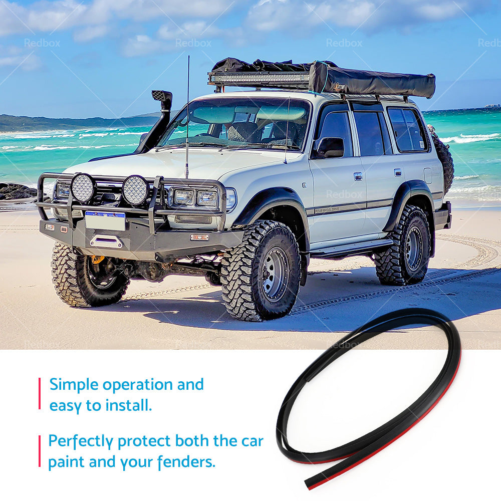 4X Flare Rubber Seal Trim Suitable For Toyota Landcruiser 80 Series HDJ HZJ FZJ