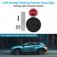 1x LED Garage Parking Sensor Stop Sign - Smart Parking Light Assistant System