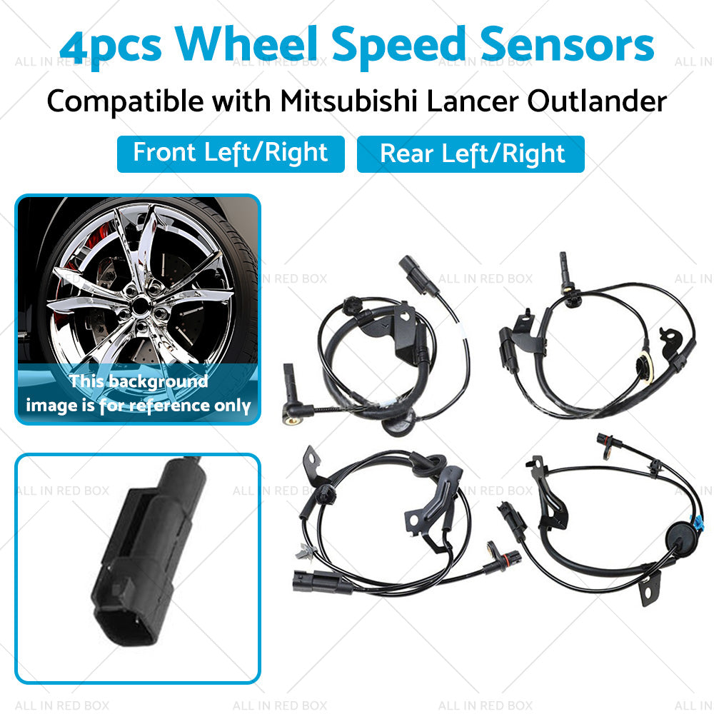 4¡Á Wheel Speed Sensor Front Rear L+R Suitable For Mitsubishi Lancer Outlander