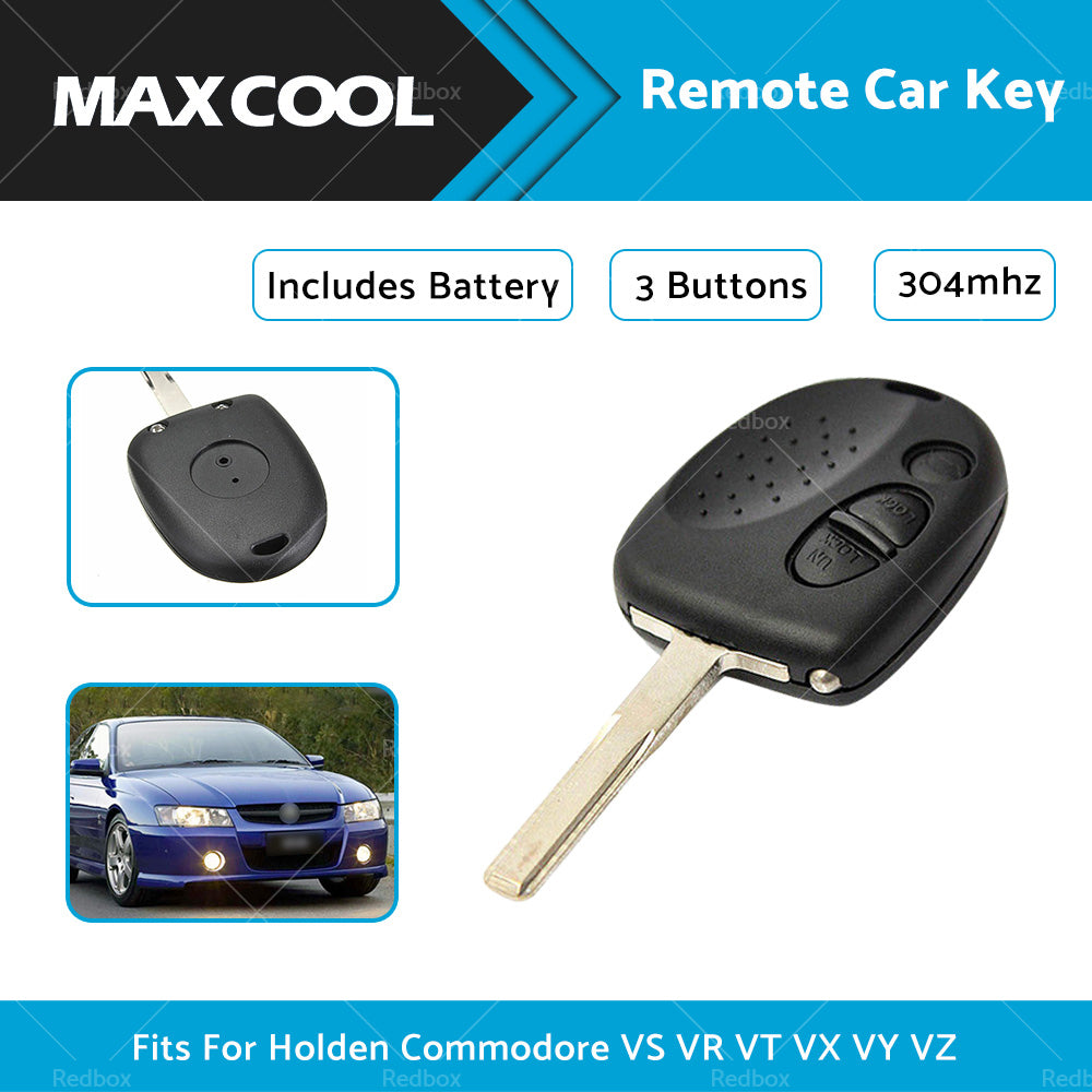 3 Buttons Complete Remote Car Key 304MHz For Holden Commodore VS VR VT VX VY VZ