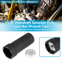 1 7 8inch Mainshaft Sprocket Pulley Lock Nut Wrench Tool Suitable for 36-06 Harley