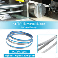 BI METAL BIMETAL BAND SAW BANDSAW BLADE 1638mm x13mm x 14 TPI FOR METAL CUTTING