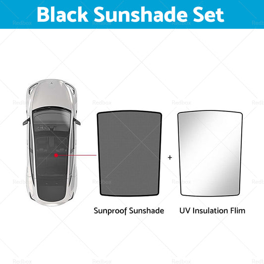 Sunroof Window Sunshade Front Rear UV Film Windshield Window For Tesla Model Y