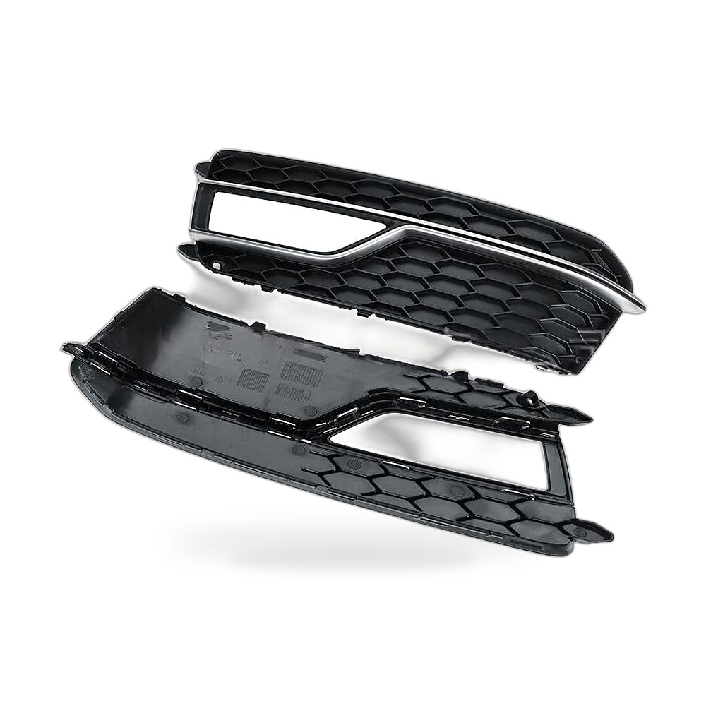 Fog Light Frame Lower Grille Suitable for Audi A5 S5 2013-2017 Left Chrome Strip - ZT3