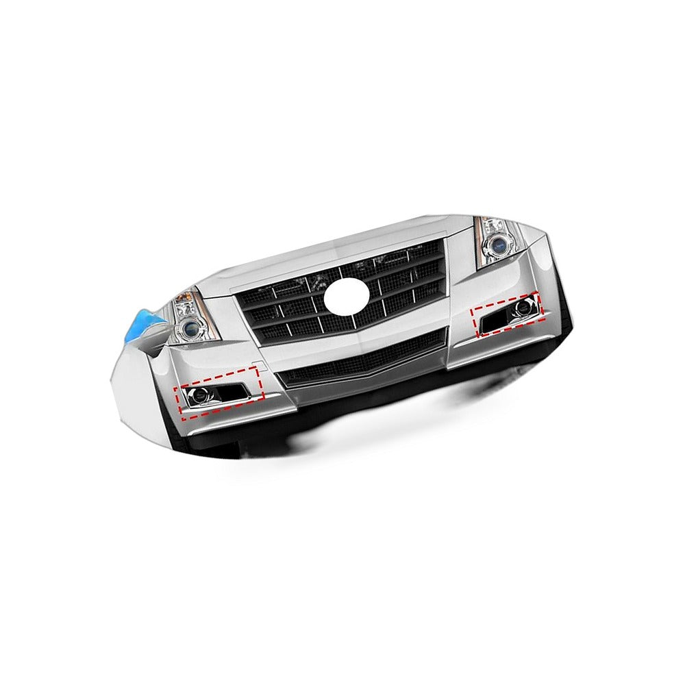 Fog Light Cover Grille Suitable for Cadillac CTS 2011-2014 Chrome Left 15904574 - BD2