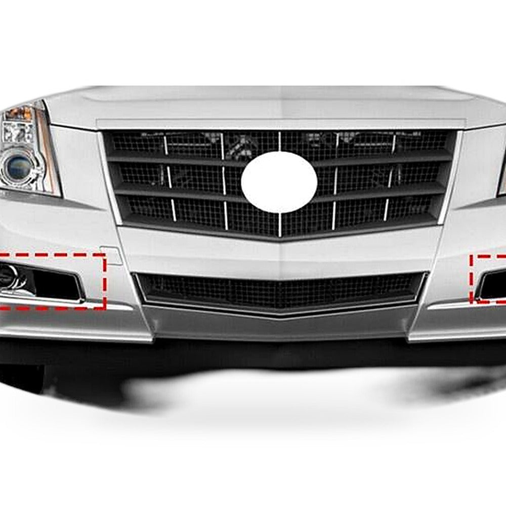 Fog Light Cover Grille Suitable for Cadillac CTS 2011-2014 Chrome Left 15904574 - XQ1