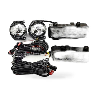 compare product Fog Light Frame Suitable for Mitsubishi Pajero V93 V97 2015-2019 LED DRL