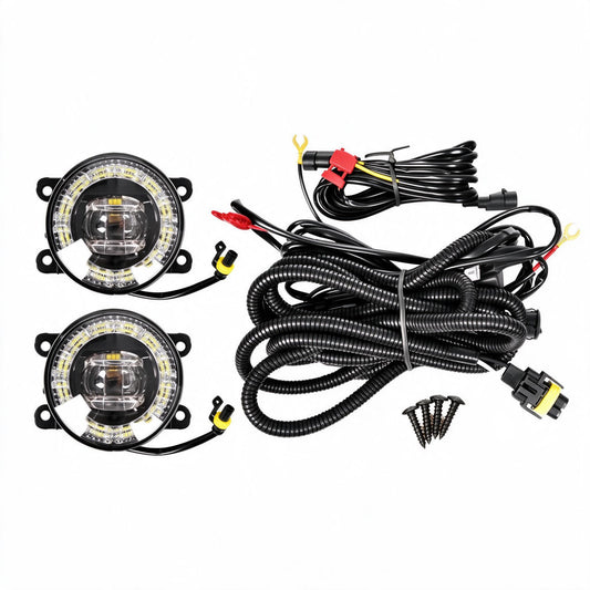 LED Fog Light Halo Ring Set LH RH Suitable for Chevrolet Cruze Ford Fiesta Focus