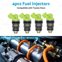 4x Fuel Injector Suitable for Hiace RZH103 RZH113 RCH12 RCH22 2RZ-E 2. 4L 95-04