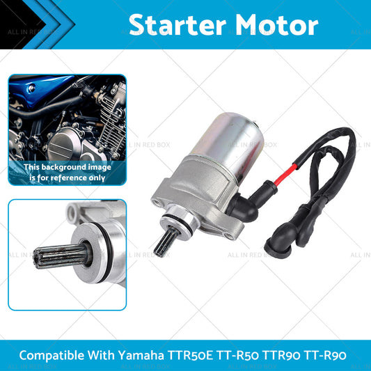 12V Starter Motor Suitable For Yamaha TTR50E TT-R50 05-17 TTR90 TT-R90 2004-2007