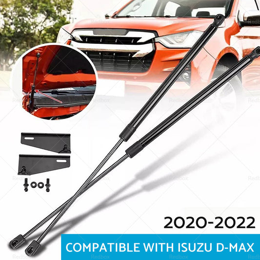 2x Front Hood Bonnet Shock Up Lifter Gas Strut For Isuzu D-Max Dmax 2020 -2022