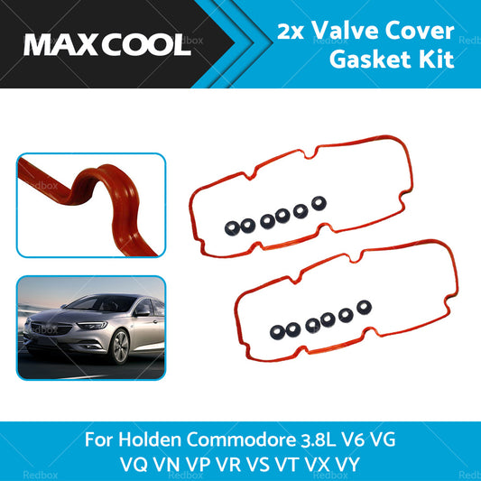 2 Set Valve Rocker Cover Gasket Suitable for Holden Commodore V6 3. 8 VS VT VX VY