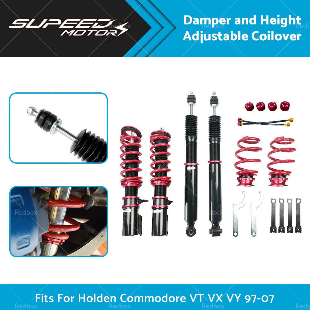 Shock Absorber Coilover Suspension For Holden Commodore VT VX VY Adjust Damper