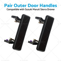 Pair Outer Door Handles Suitable for Suzuki Maruti Sierra Drover 1. 0 1. 3 81-99