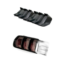 Smoked Tail Light Cover Suitable for Ford Mustang 2018-2023 Black ABS Trim Shell - BD1