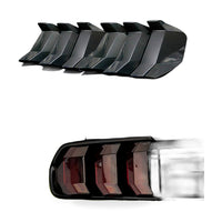Smoked Tail Light Cover Suitable for Ford Mustang 2018-2023 Black ABS Trim Shell - ZT2