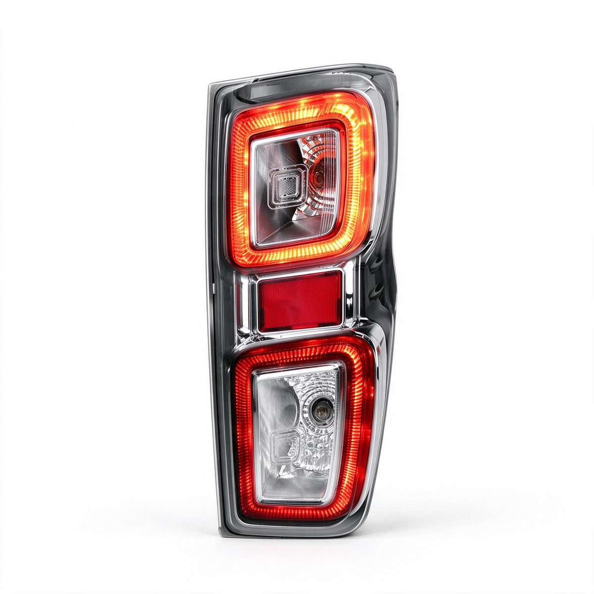 Tail Light Assembly LED Chrome Rim Suitable for Isuzu D-Max RG 2020-2024 - ZT2