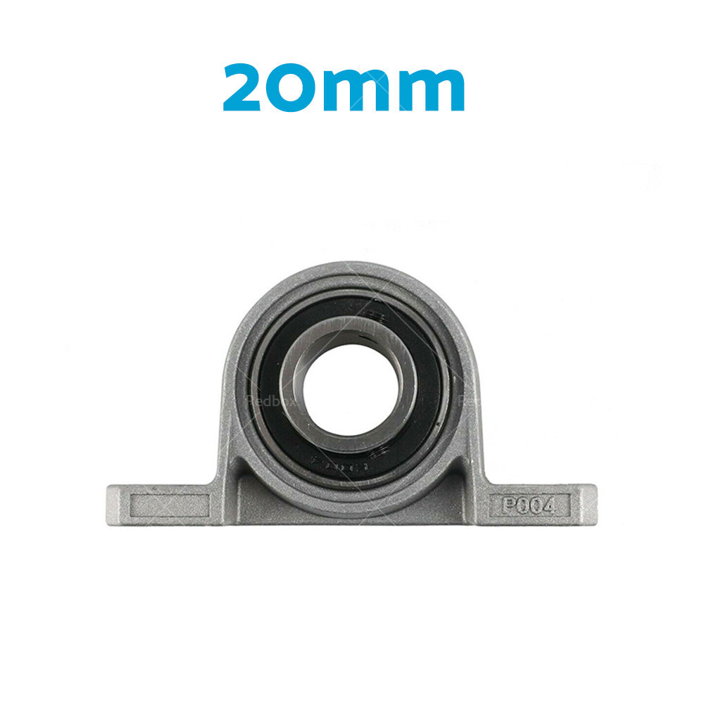 4PCS 8/10/12/20mm Inner Diameter Ball Bearing Pillow Block Zinc Alloy Metal