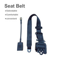 2 Sets Universal 3 Point Auto Car Seat Safety Belt Retractable Adjustable Lap AU