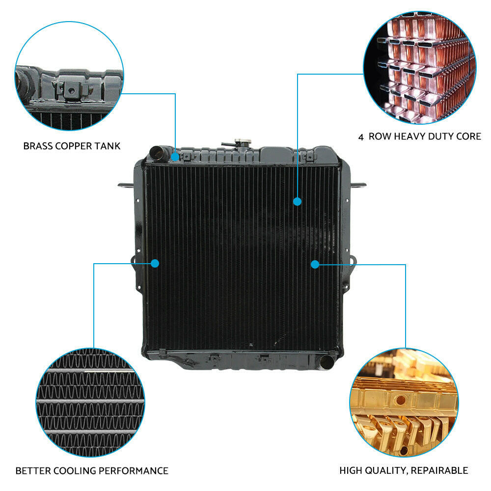 4 Row Radiator Suitable For Toyota Land Cruiser 70 Series HZJ75 1HZ75 1990¡§C2001