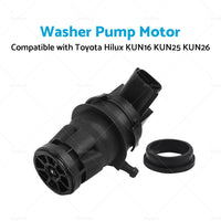 Wiper Windscreen Washer Pump Motor Suitable for Toyota Hilux KUN16 KUN25 KUN26