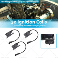 {{ 827509A10 114-7509 3x Ignition Coils Suitablefor Mercury 30-300HP Outboard Motor }} - Buy Car Parts Online at {{ Kaka Auto Parts }}.