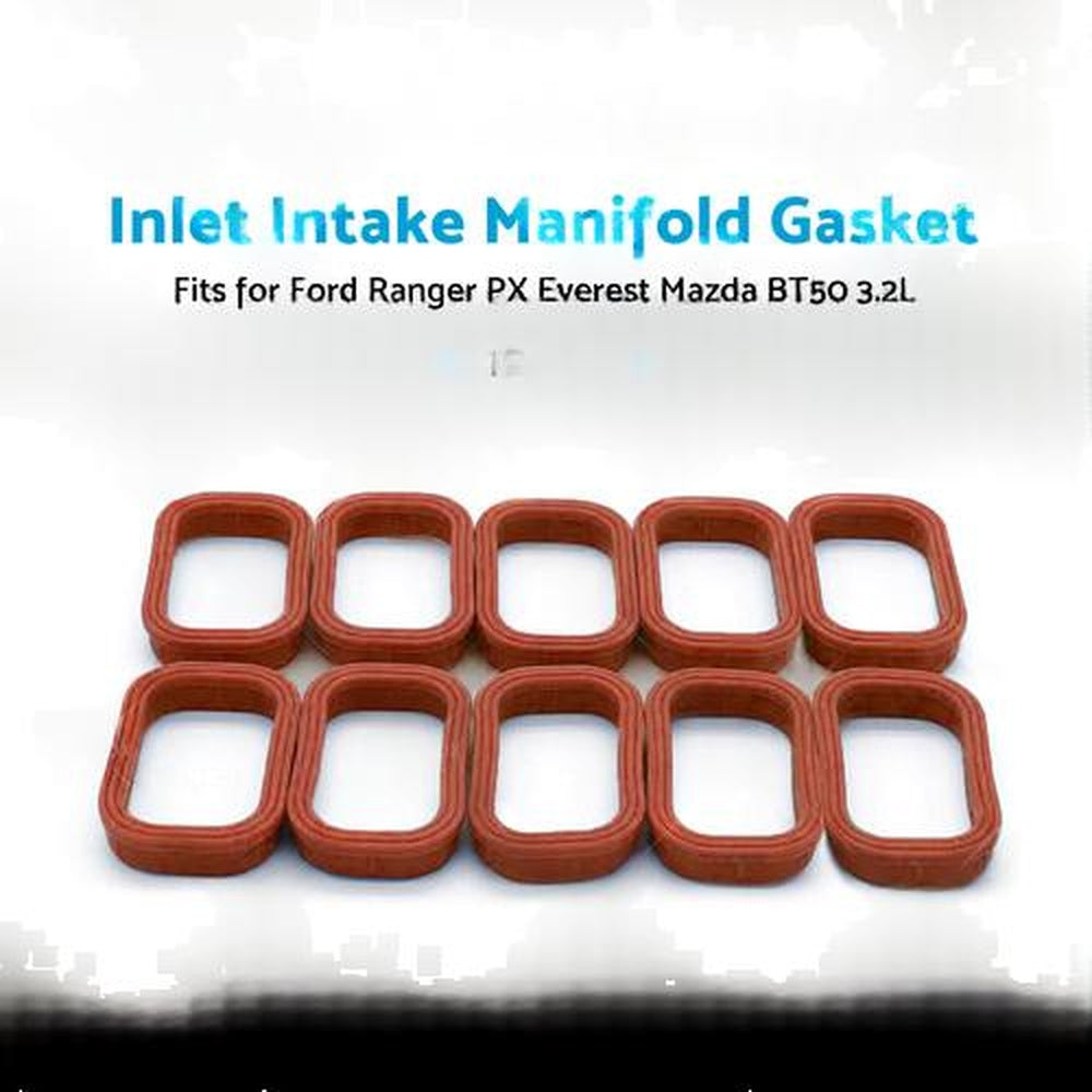 10x Inlet Intake Manifold Gasket Suitable for Ford Ranger PX 3.2L
