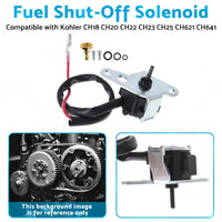 Fuel Shut-Off Solenoid Suitable for Kohler CH621 CH641 CH18 CH20 CH22 CH23 CH25