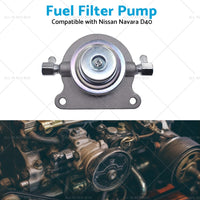 Diesel Fuel Filter Primer Pump 10mm Suitable For Nissan Navara D40 2. 5L 2006-on