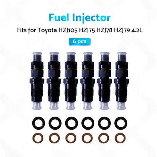 6x Diesel Fuel Injectors Suitable for Toyota Celica 2.0L