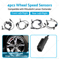 4¡Á Wheel Speed Sensor Front Rear L+R Suitable For Mitsubishi Lancer Outlander