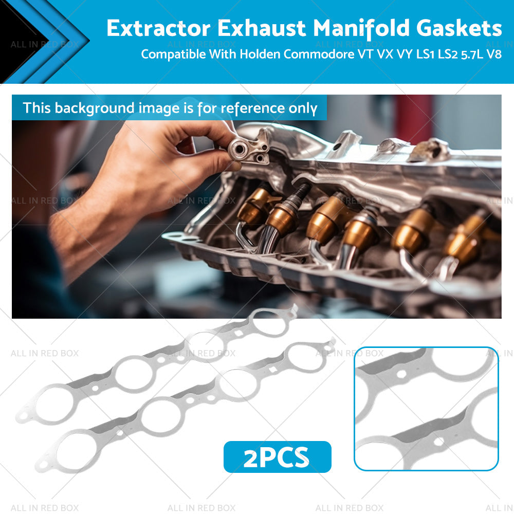 Extractor Exhaust Manifold Gaskets Suitable For Holden Commodore VT VX VY 5. 7 V8