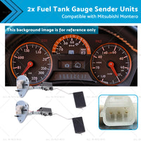 2x Fuel Tank Gauge Sender Units Suitable for Mitsubishi Montero Pajero V75 00-15