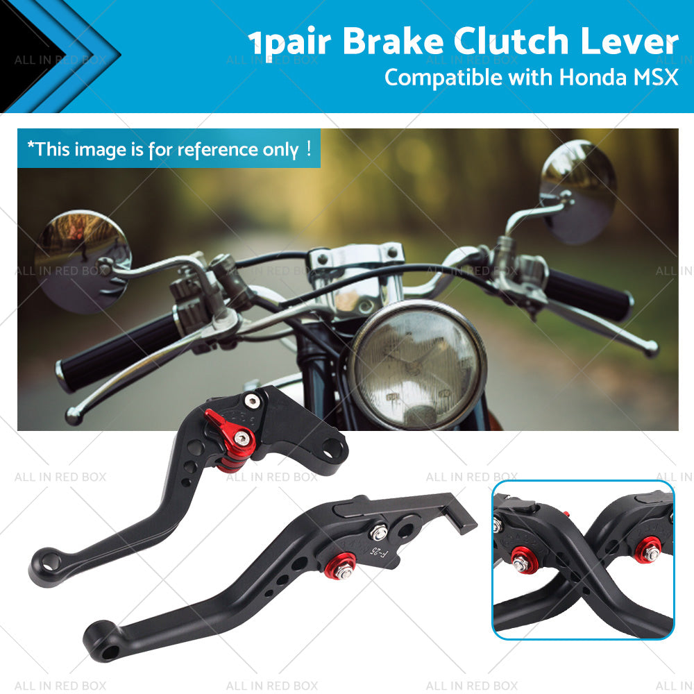 Short Brake Clutch Levers Suitable For Honda MSX 125 Grom MSX 125 SF 2013-2023