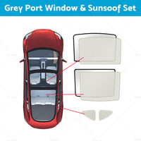 For Tesla Model Y Glass Sun Roof Shade Sunroof Window UV Film Blind Sunshade Mesh