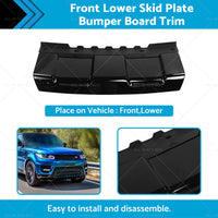 Front Lower Skid Plate Bumper Board Trim Suitable For Range Rover Sport 14-17