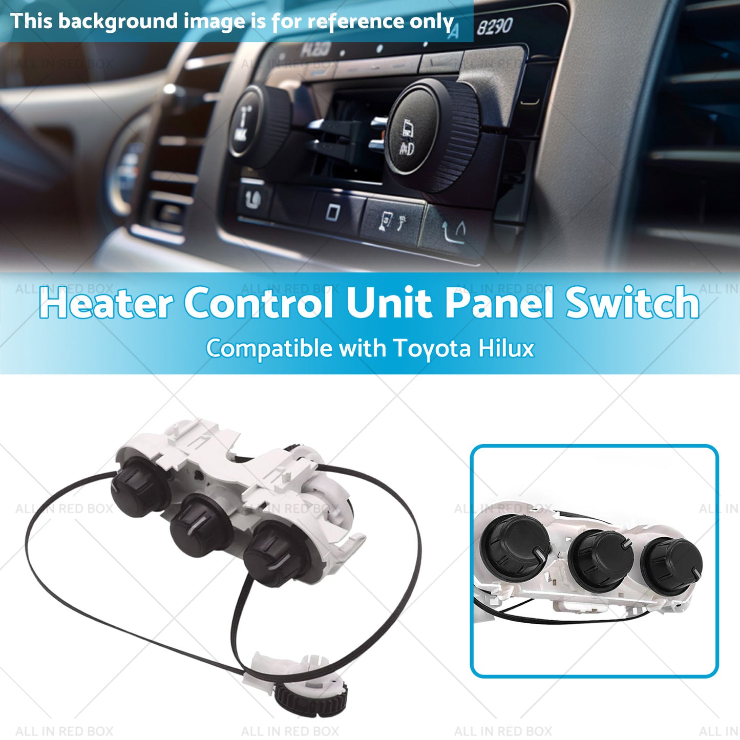 AC Heater Control Unit Panel Switch for Toyota Hilux N70 Workmate SR 2011-2015