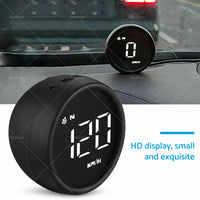 Car Digital Speedometer GPS Head Up Display MPH or KM Overspeed Tired Warning Alarm