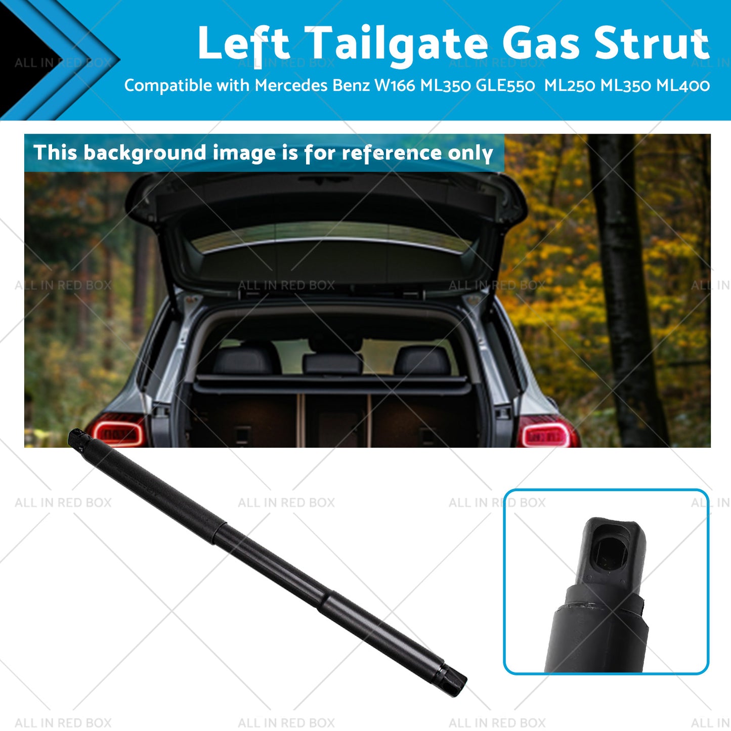 Rear Left Tailgate Gas Strut Suitable for Mercedes Benz W166 ML350 450