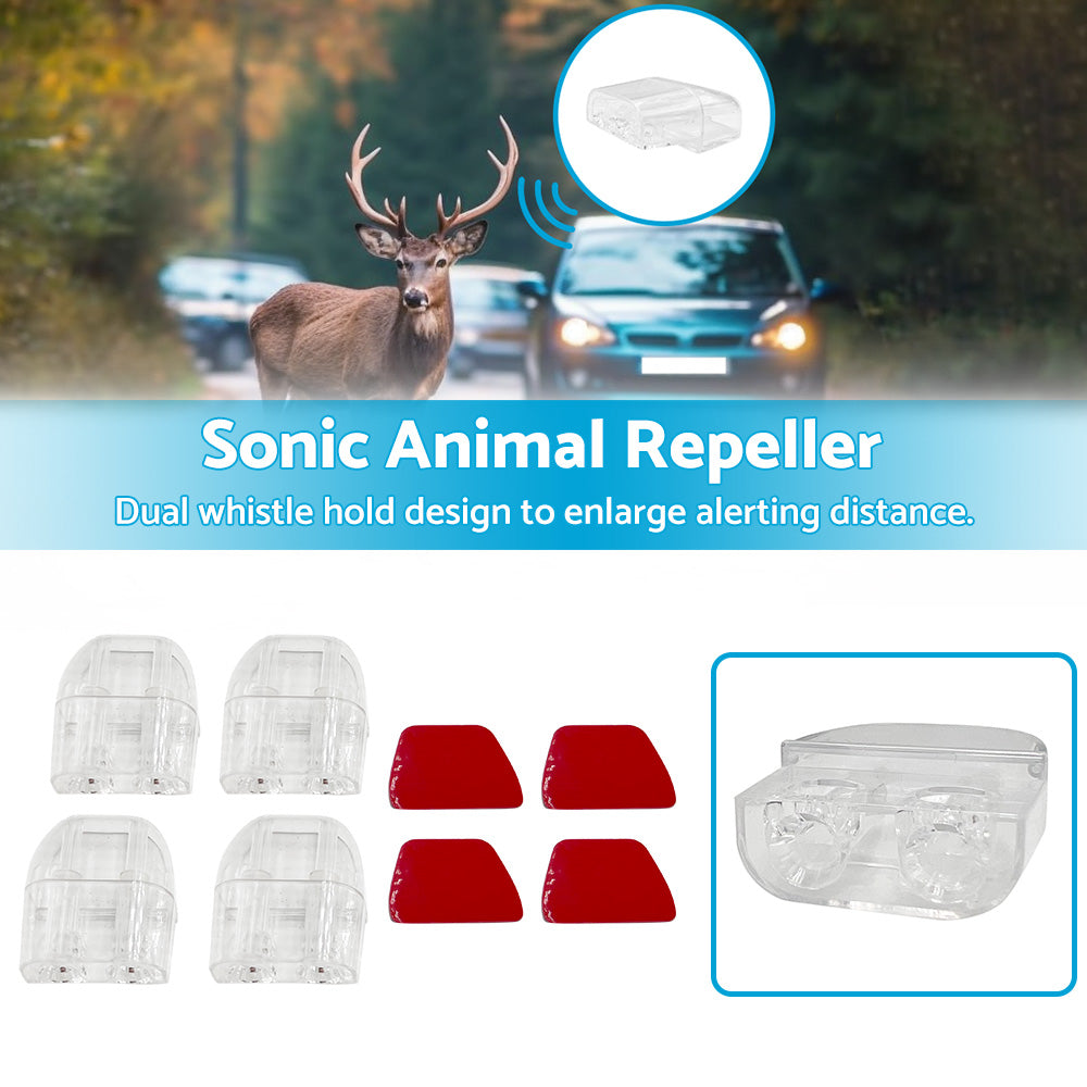 {{ 2 Pair Sonic Animal Repeller Shoo Whistle Roo Kangaroo 4WD Car Clear }} - Buy Car Parts Online at {{ Kaka Auto Parts }}.