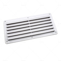 Rectangular Louvered Air Vent or Dent Vent For Caravan RV Boat Marine 260 x 125mm