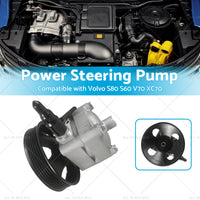 {{ Power Steering Pump Suitable for Volvo XC70 XC90 S80 S60 V70 D5 30741790 }} - Buy Car Parts Online at {{ Kaka Auto Parts }}.